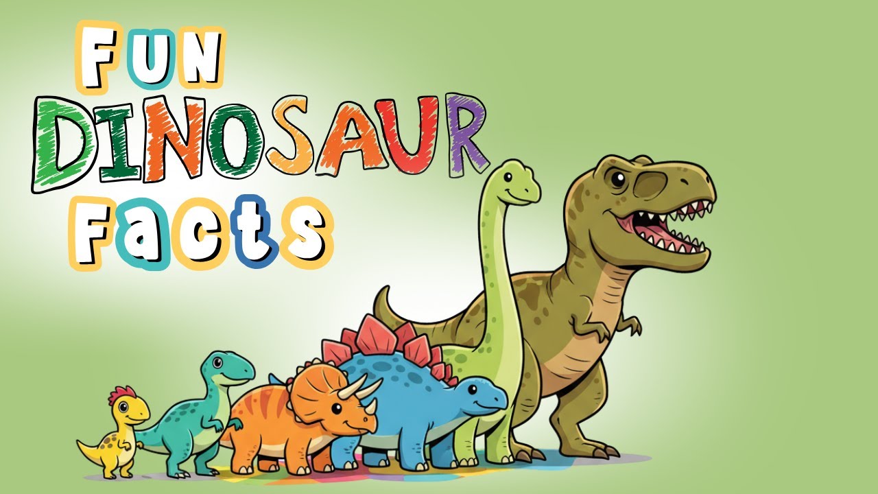 🦖 10 Fun Dinosaur Facts for Kids!