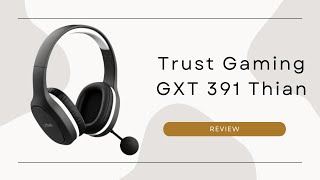 Trust Gaming GXT 391 Thian Wireless YouTube Review - Eco-Friendly Headset Gaming 