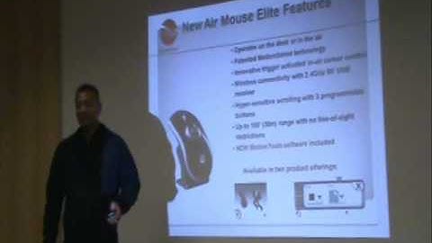 Pump up your presentation with Gyration Air Mouse Elite and MotionTools