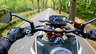 KTM Duke 890R  Akrapovic  short ride [4K]