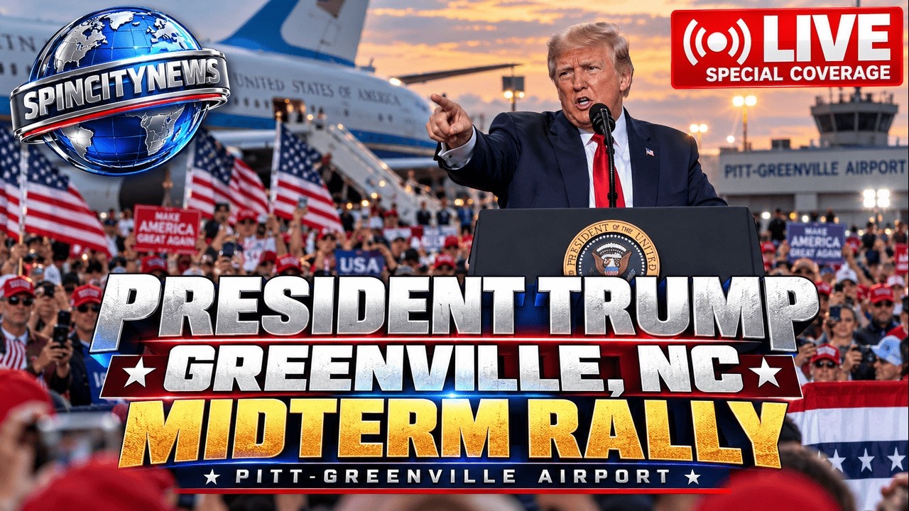 President Trump holds midterm rally in North Carolina #viral #Live #Trump 📱