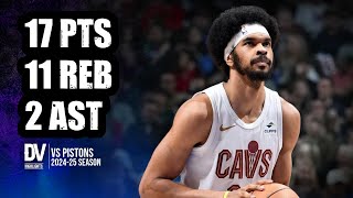 Jarrett Allen Vs Pistons 17 Pts 11 Reb 2 Ast Oct 25, 2024 Regular Season