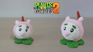 How To Make Cattail With Air Clay (Plants vs Zombies Characters)