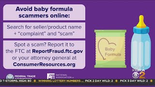 FTC warning over baby formula scams