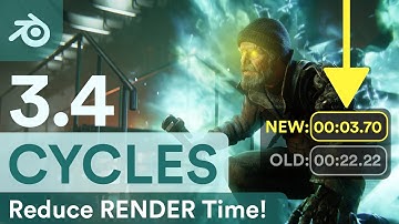Blender 3.4 Brand NEW Release!! Reduce Your Render Times (Settings, Tips, & Tricks)