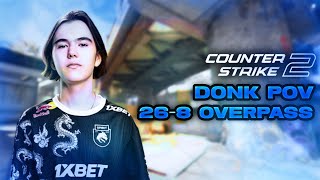 donk Overpass (26-8) CS2 POV vs FaZe | IEM Katowice 2024