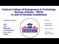 Eminent College of Management and Technology (ECMT) Classroom