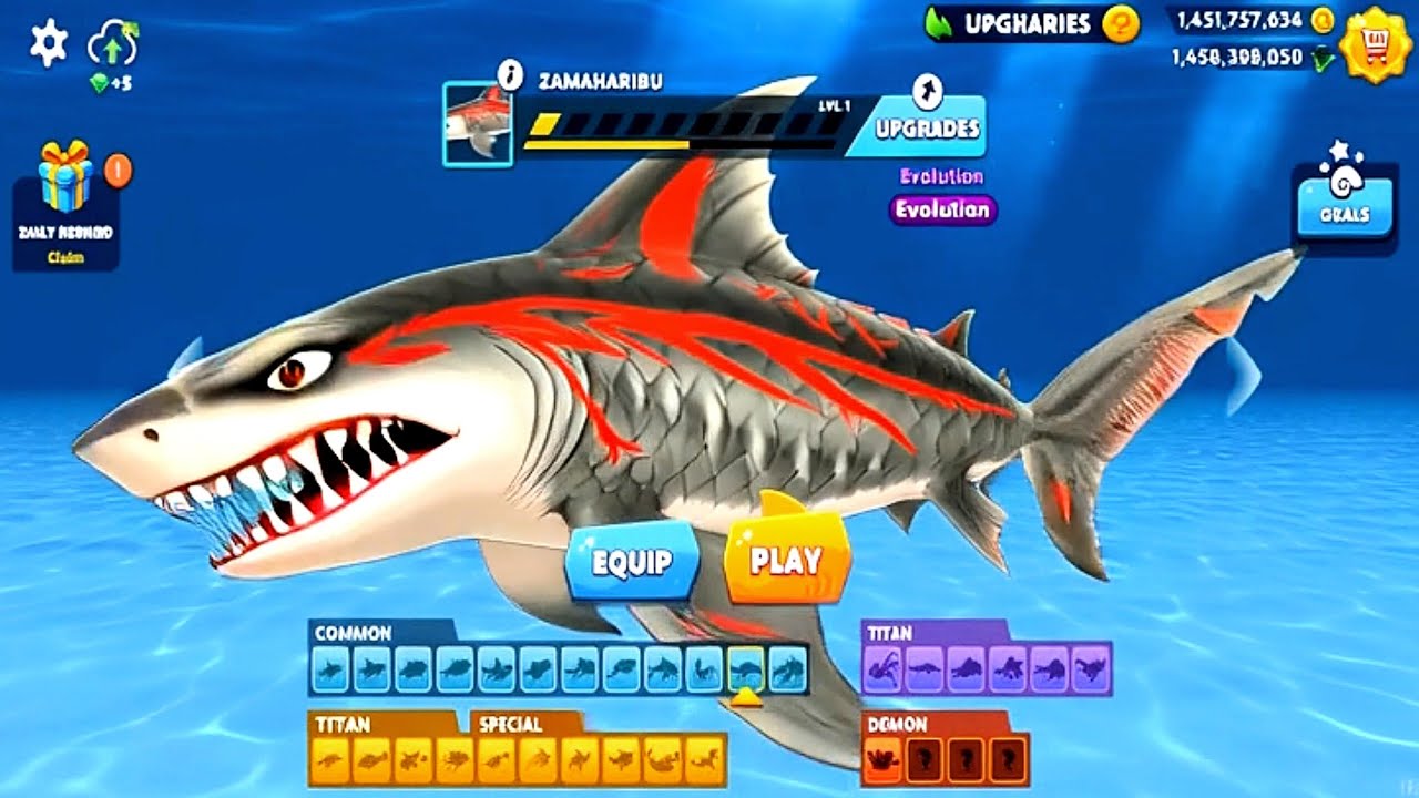 NEW SHARK COMING SOON? NEW ZAHAMARIBU SHARK & Gameplay - Hungry Shark Evolution 