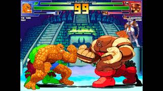 MUGEN battle #6828: The Thing & Hulk vs Juggernaut & Venom