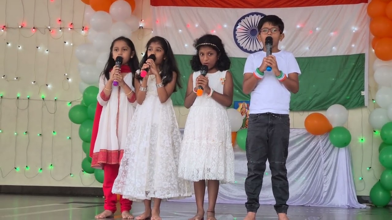 Nirmala sura gangajala song by Swarasudha academy kids  75th Independence day celebrations