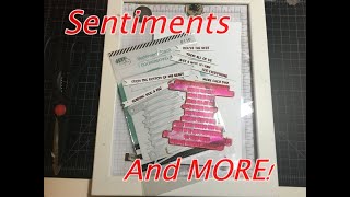 Sentiment Stacker Stamps and Coordinating Die from LDRS