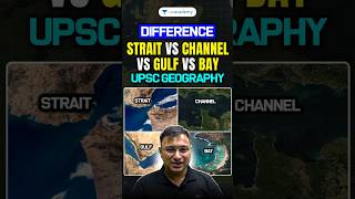 Strait vs Channel vs Gulf vs Bay — What's the Difference?  | UPSC Geography | Prelims 2026