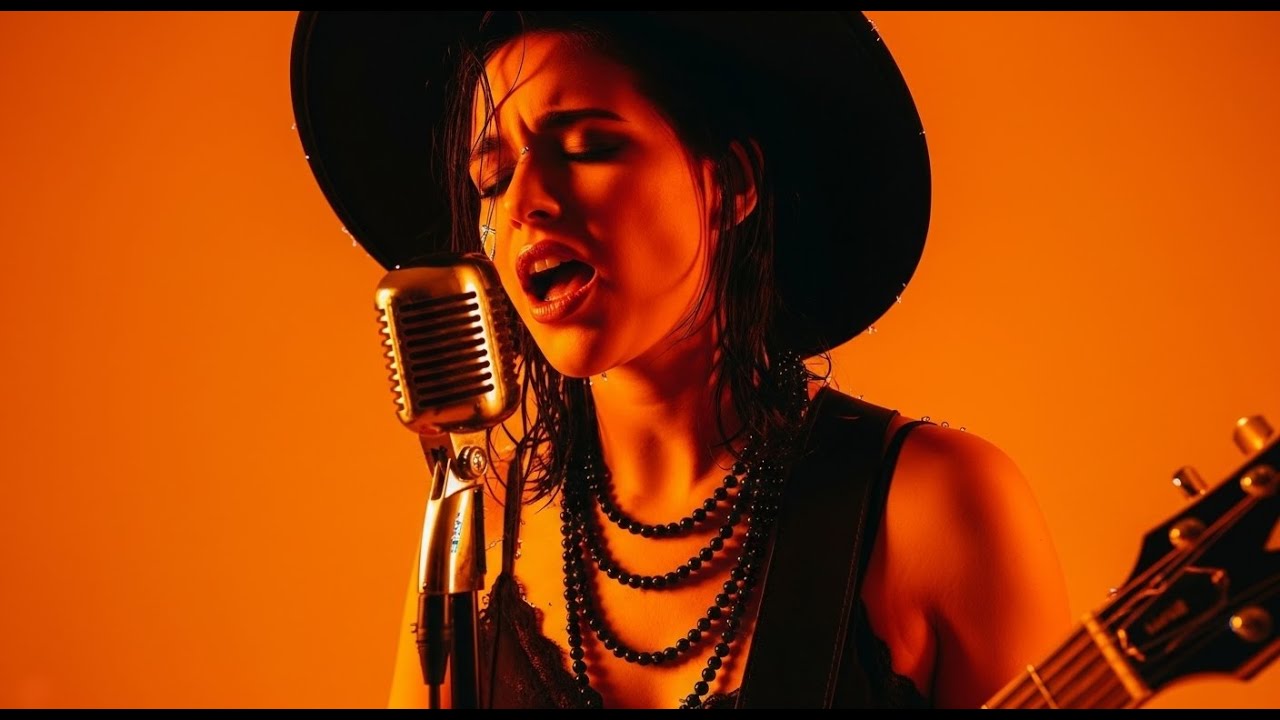 Janis Joplin, ZZ Top, Led Zeppelin, Amy Winehouse Power Blues Rock Guitar Riffs with Lady Vocals