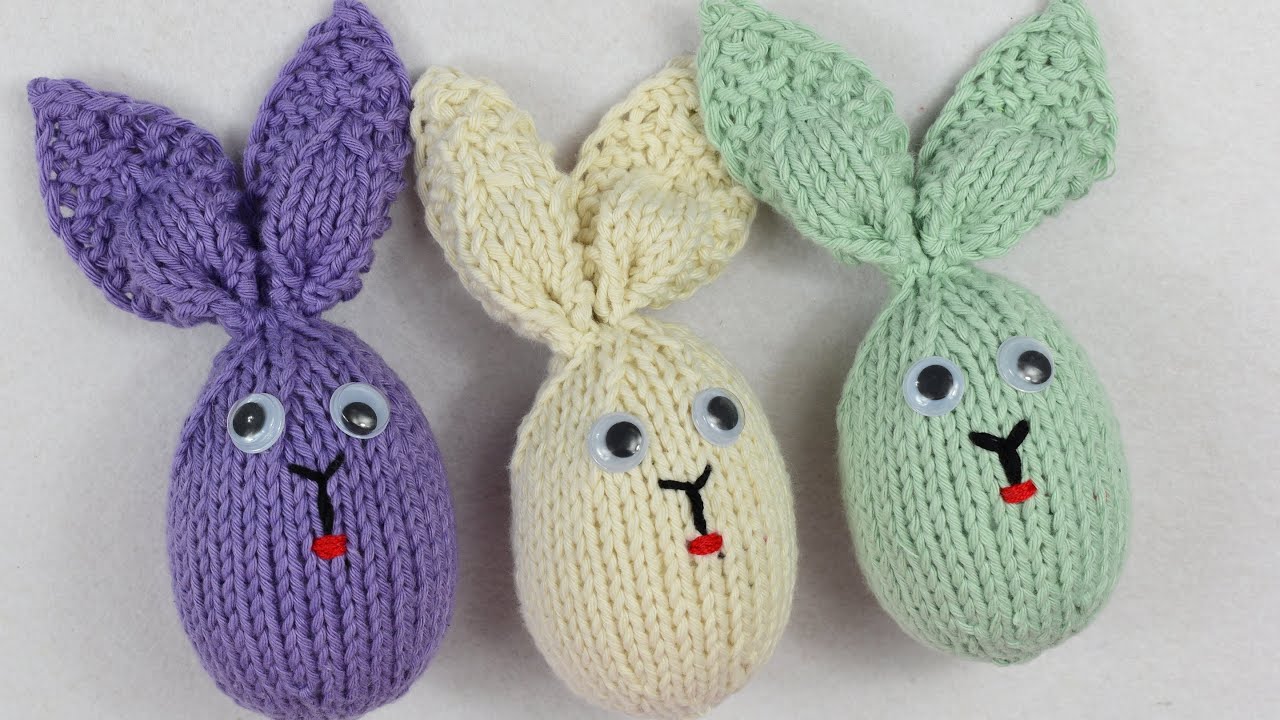 CONEJITO DE PASCUA CON DOS AGUJAS