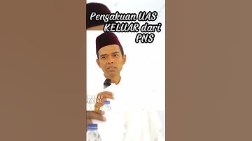 pengakuan UAS keluar dari PNS | Ustadz Abdul Somad Lc Ma | UAS
