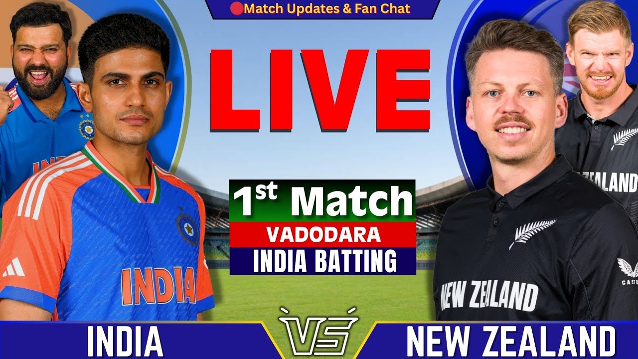 INDIA vs New Zealand, 1st ODI | Live Cricket Match Today | IND vs NZ ...