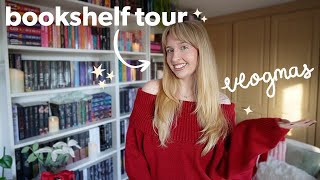 Bookshelf tour 🛠️📚⭐️ Every single book I own! Bookmas day 5 [vlogmas]