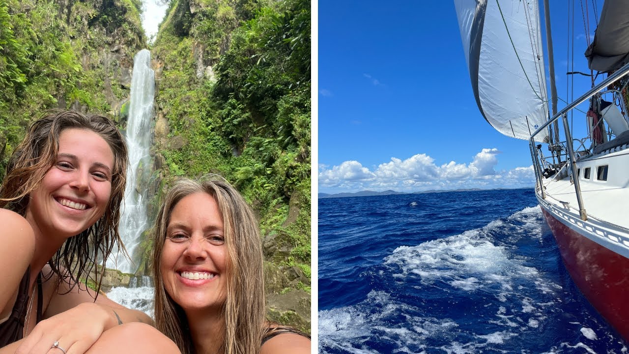 ⛵️Exploring Dominica in a day and sailing to Guadalupe !! Ep. 285