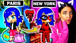 🐞 Marinette Leaves Paris to go to New York! 🗽 Miraculous Ladybug 🐞 Gacha Club Mini Movie Reaction