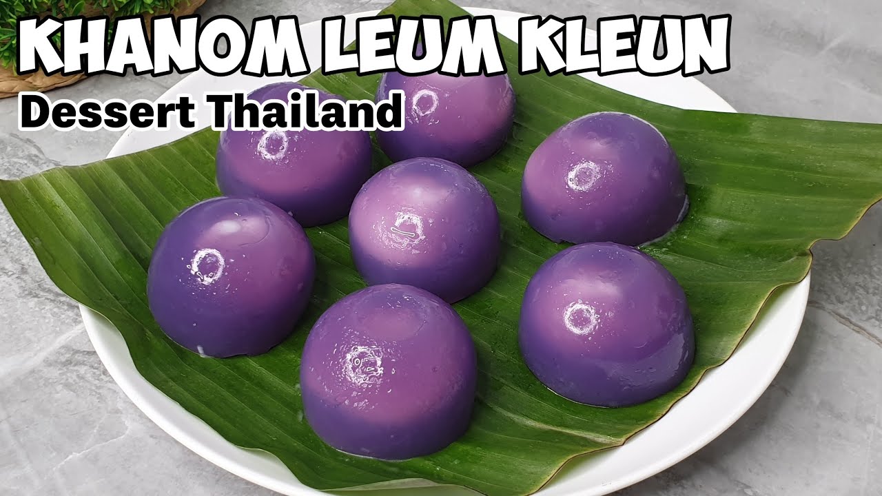 Khanom Leum Kleun yang Lagi Viral | Thai Dessert | Ide Takjil Ramadhan | Kue Thailand