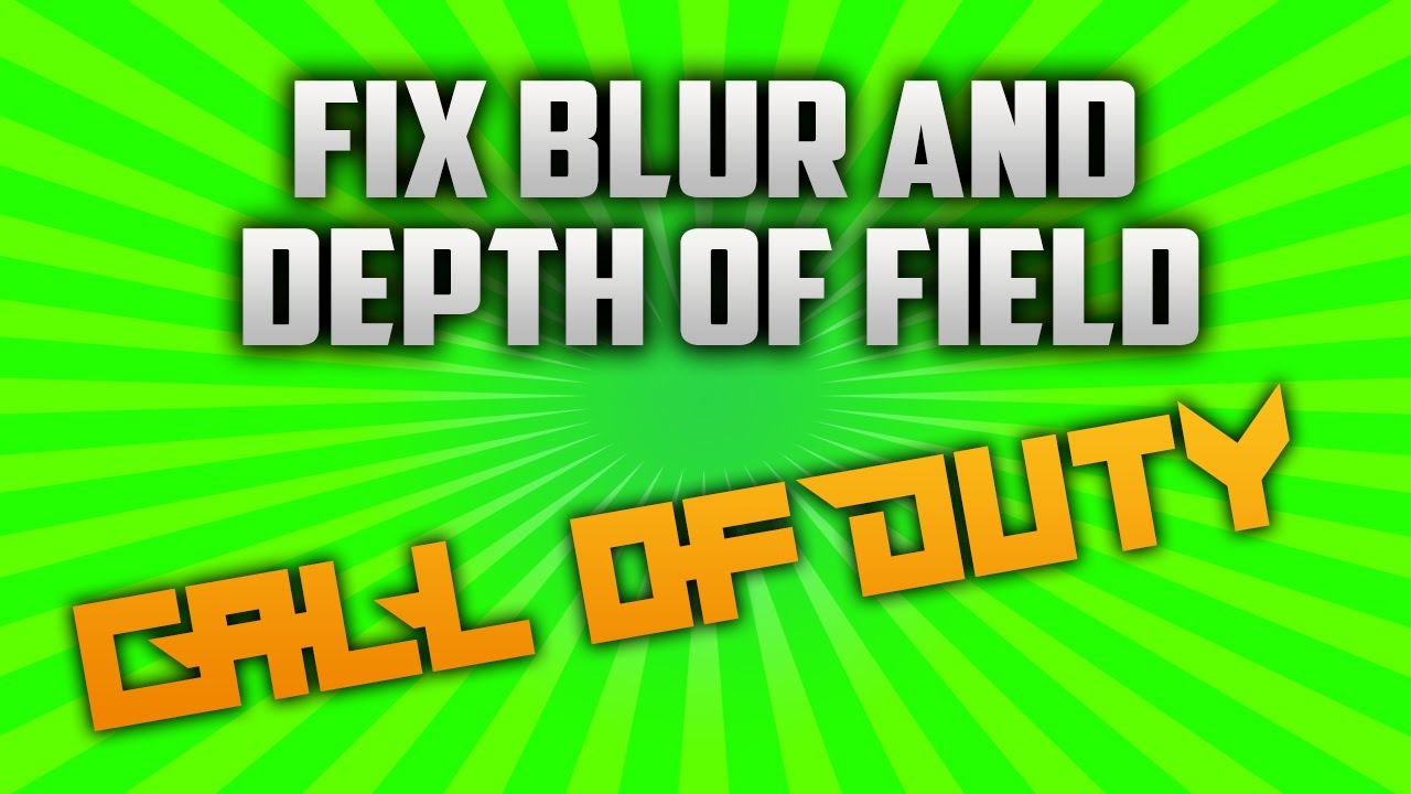Call of Duty Modern Warfare | How to fix Blur / Depth of Field | 100% Working (NVIDIA)