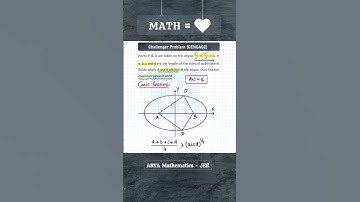 Challenger Problem - 02 (CENGAGE) - Amazing Problem from ELLIPSE  @AryaMaticsJEE​