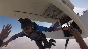 Skydiving Out of a Cessna 182 at Skydive Utah!