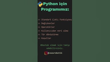 Python için programımız bu şekilde.