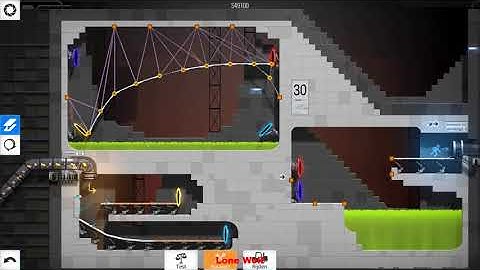 Bridge Constructor Portal Level 30