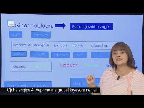 Video: Si të përdorim goditjen kryesore në fjali?