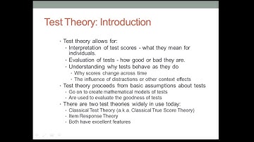 Classical Test Theory Part 1 Rev 2016-12-19
