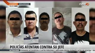 Detienen a policÃ­as por el asesinato de su jefe en Chiapas