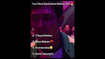 Top 5 Best Squid Game Memes OAT🦑 #squidgame #memes #shorts