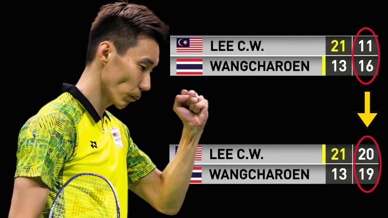 Невероятное возвращение Ли Чон Вэя в матче против Ванчароена