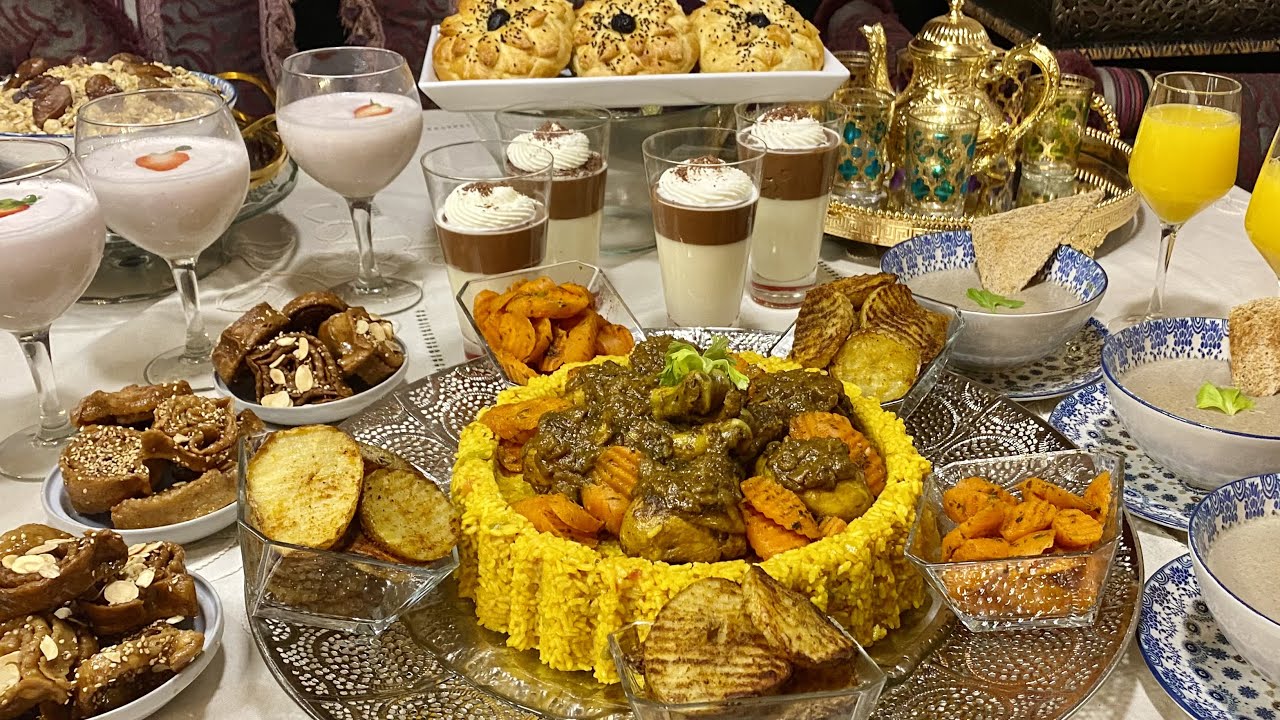 عاشر يوم في رمضان 🌙وصفات مطرطقين باللذة والجمال كلشي حاضر 😉تحلية 😉فطائر البايلا 👍دجاج 😋شوربه😋