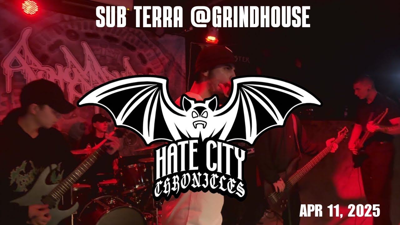 SUB TERRA - “REINCARNATION THROUGH AGONY” release show, April 11, 2025 @Grindhouse (full set)