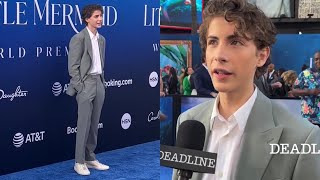 Jacob Tremblay at The Little Mermaid premiere, speaks on meeting Halle Bailey for the first time