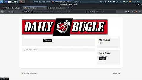 TryHackMe:Daily bugle