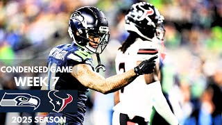 Seahawks vs Texans 2025 Week 7 Condensed Game | NFL Highlights
