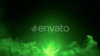 Green Smoke Smoke Coming From Below Loop 60fps 1 | Motion Graphics - Envato elements