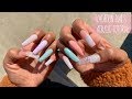 COTTON CANDY | ACRYLIC NAILS FREESTYLE | VACAY VIBES