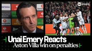 "ENJOY THE MOMENT" 🔥 | Unai Emery | Aston Villa beat Lille (4-3) on penalties #UECL