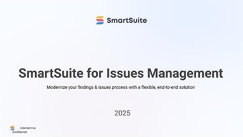 SmartSuite voor probleembeheer