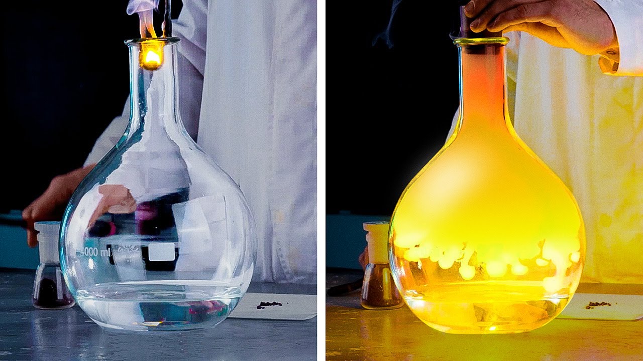 CRAZY CHEMICAL EXPERIMENTS DONE BY PROFESSIONALS