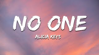 Alicia Keys - No One (Lyrics)