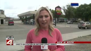Live shot: Gas station armed robbery