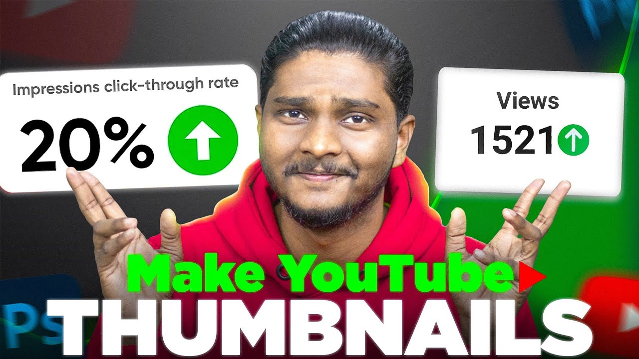 How to Make Professional Thumbnails! | YouTube Thumbnails Tutorial in Hindi