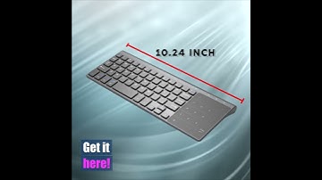 Lightweight & Portable 2.4ghz USB Wireless Mini Keyboard with Touchpad
