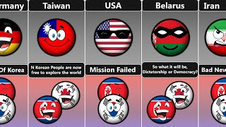 What If South Korea and North Korea Come Together [Countryballs]