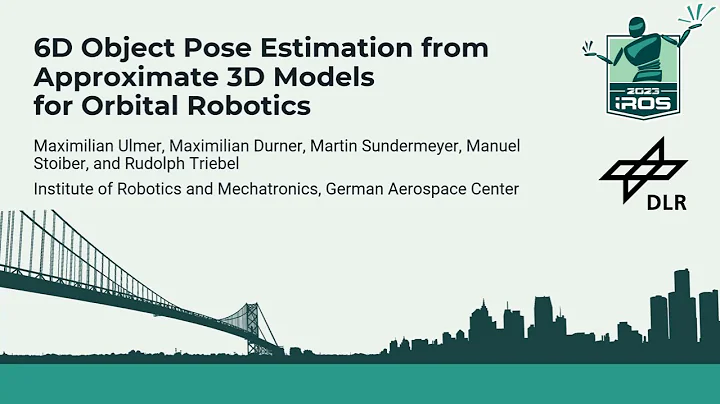 6D Object Pose Estimation from Approximate3 3D Models for Orbital Robotics
